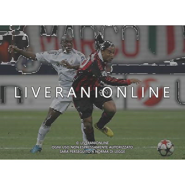 Milano 03-11-2009 Champions League 2009/10 Milan-Real Madrid 1:1 nella foto ronaldinho e lassana diarra ph marco luzzani/ag ldo liverani s.a.s.