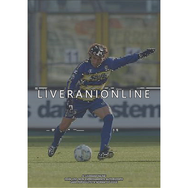 Parma Calcio 2003/04 Coppa Italia 2003/04 ( ottavi ) Parma - Venezia 0-1 del 17/12/2003 nella foto: Bolano Jorge Eladio foto Recalcati Danilo/Ag Aldo Liverani