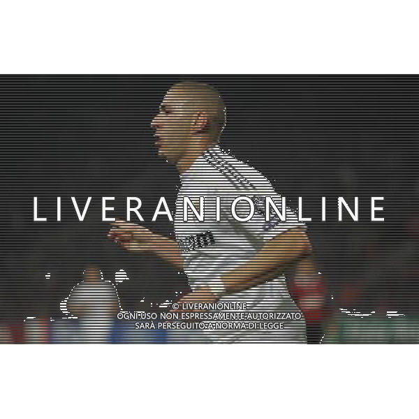 Milano 03-11-2009 Champions League 2009/10 Milan-Real Madrid 1:1 nella foto karim benzema esulta dopo il gol ph marco luzzani/ag ldo liverani s.a.s.