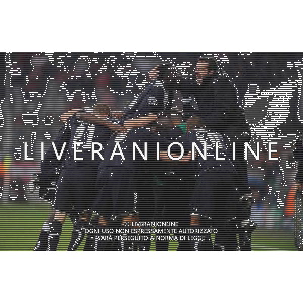 Uefa Champions League, Saison 2009/2010 FC Bayern MŸnchen, Bayern, Girondins Bordeaux,Bordeaux, Champions League, Uefa, 0 : 2 NELLA FOTO abbracci bordeaux www.firosportphoto.de-AG ALDO LIVERANI ONLY ITALY