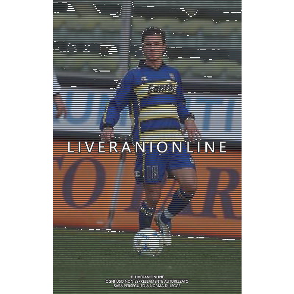 Parma Calcio 2003/04 Coppa Italia 2003/04 ( ottavi ) Parma - Venezia 0-1 del 17/12/2003 nella foto: Benny Carbone foto Recalcati Danilo/Ag Aldo Liverani
