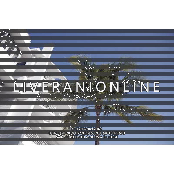 Art deco architecture in the art deco district on Ocean Drive on Miami Beach, America /Agenzia Aldo Liverani Sas - ITALY ONLY -