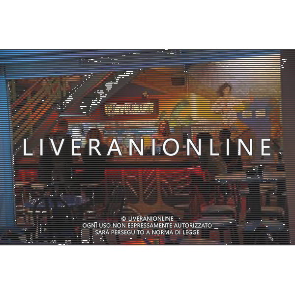 Wet Willie\'s bar in the art deco district on Ocean Drive on Miami Beach, America /Agenzia Aldo Liverani Sas - ITALY ONLY -