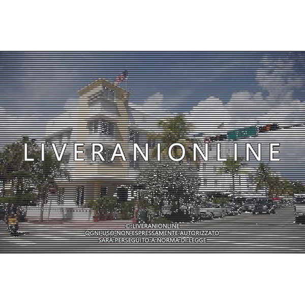 The 7th street junction in the art deco district of Ocean Drive on Miami Beach, America /Agenzia Aldo Liverani Sas - ITALY ONLY -
