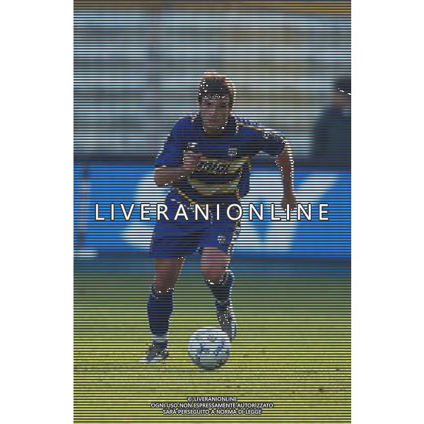 Parma Calcio 2003/04 Coppa Italia 2003/04 ( ottavi ) Parma - Venezia 0-1 del 17/12/2003 nella foto: Giuseppe Cardone foto Recalcati Danilo/Ag Aldo Liverani