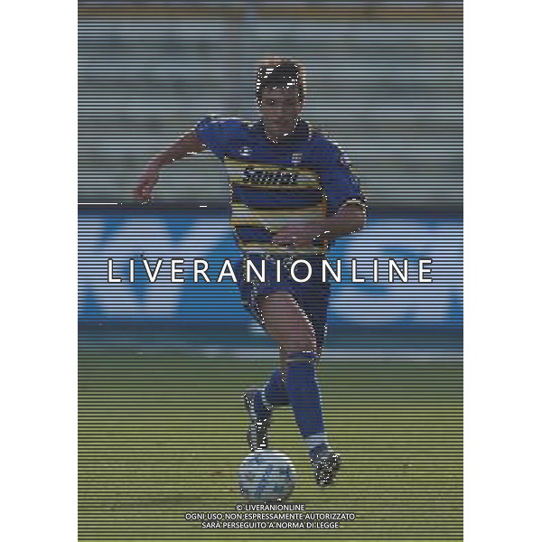 Parma Calcio 2003/04 Coppa Italia 2003/04 ( ottavi ) Parma - Venezia 0-1 del 17/12/2003 nella foto: Giuseppe Cardone foto Recalcati Danilo/Ag Aldo Liverani