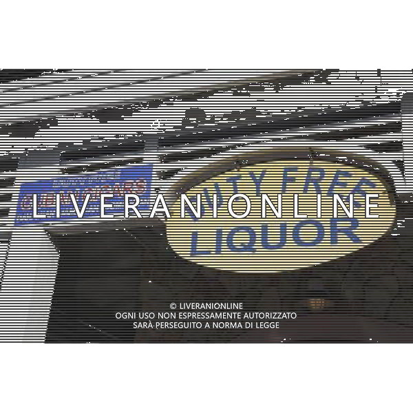 Duty free liquor and Cuban cigars signs Nassau, New Providence Island, Bahamas