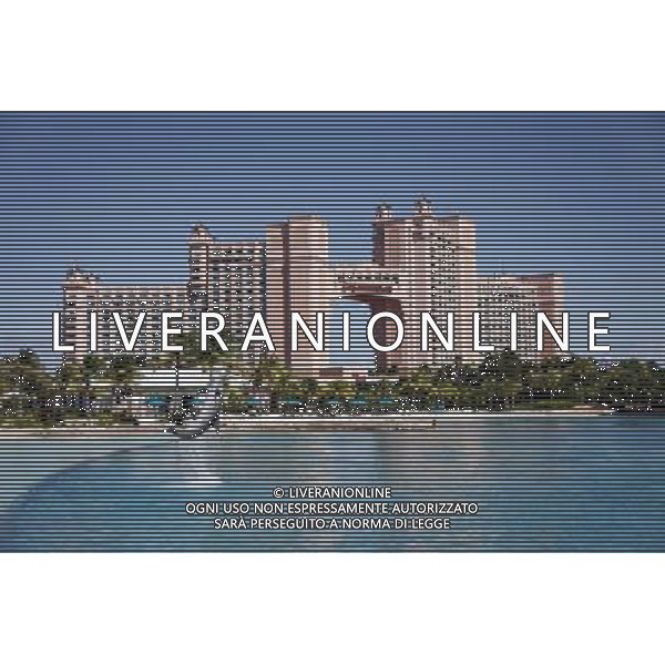 Dolphin at the Atlantis hotel resort on Paradise Island in Nassau, New Providence Island, Bahamas