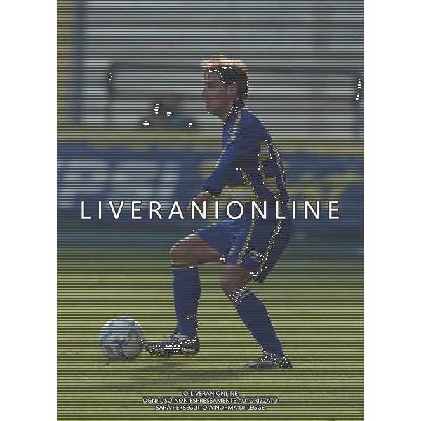Parma Calcio 2003/04 Coppa Italia 2003/04 ( ottavi ) Parma - Venezia 0-1 del 17/12/2003 nella foto: Emanuele Filippini foto Recalcati Danilo/Ag Aldo Liverani