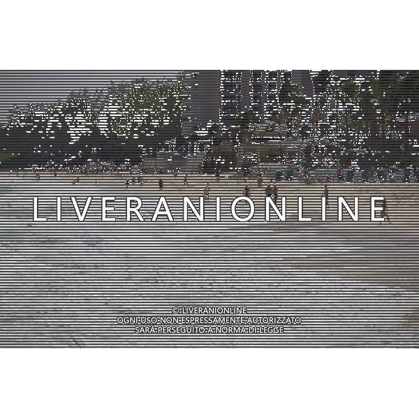 Beach and waves in Nassau, New Providence Island, Bahamas