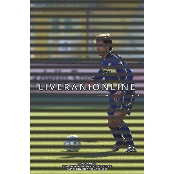 Parma Calcio 2003/04 Coppa Italia 2003/04 ( ottavi ) Parma - Venezia 0-1 del 17/12/2003 nella foto: Emanuele Filippini foto Recalcati Danilo/Ag Aldo Liverani