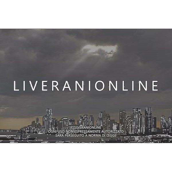 General view of the skyline of Miami, America /Agenzia Aldo Liverani Sas - ITALY ONLY -