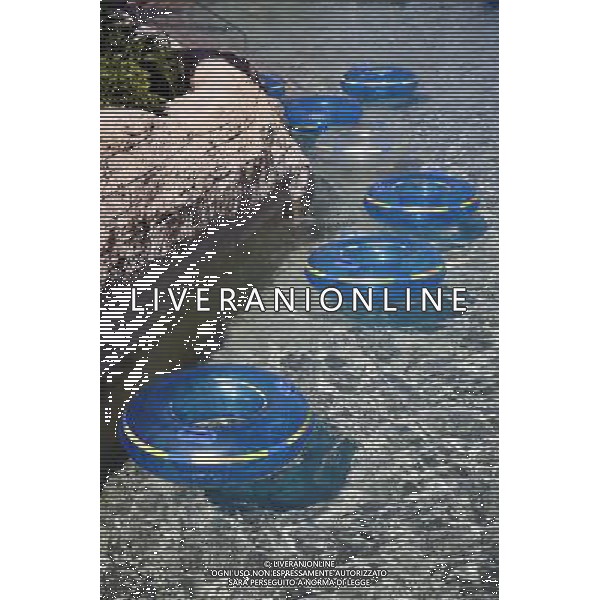 Rubber inflatable rings on a lazy river in Nassau, New Providence Island, Bahamas