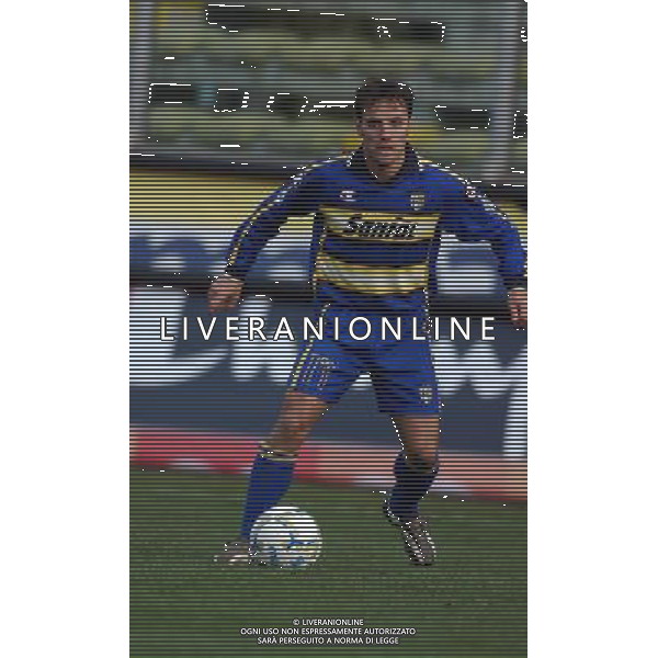 Parma Calcio 2003/04 Coppa Italia 2003/04 ( ottavi ) Parma - Venezia 0-1 del 17/12/2003 nella foto: Emanuele Filippini foto Recalcati Danilo/Ag Aldo Liverani