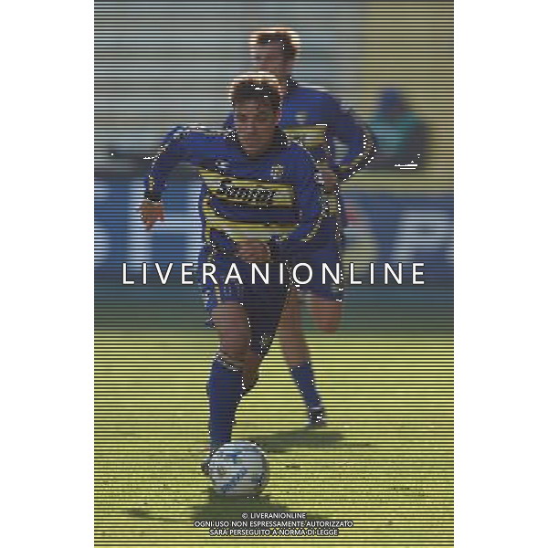 Parma Calcio 2003/04 Coppa Italia 2003/04 ( ottavi ) Parma - Venezia 0-1 del 17/12/2003 nella foto: Emanuele Filippini foto Recalcati Danilo/Ag Aldo Liverani