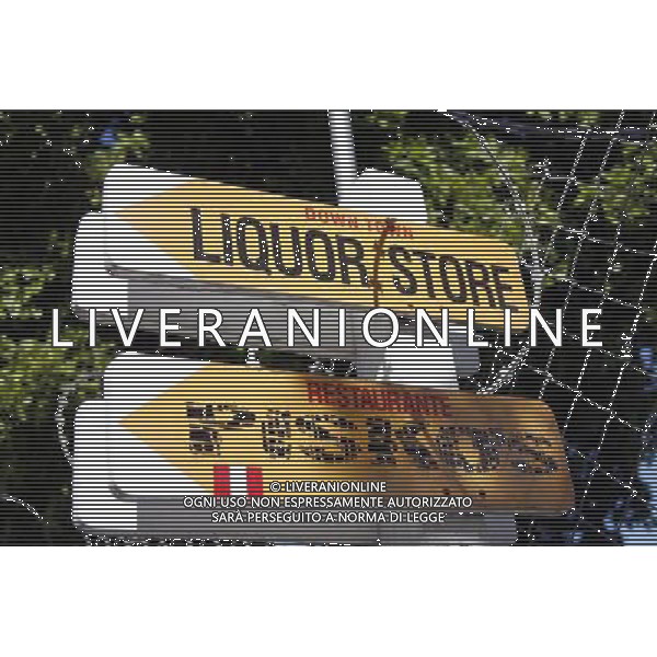 Liquor Store sign in Nassau, New Providence Island, Bahamas