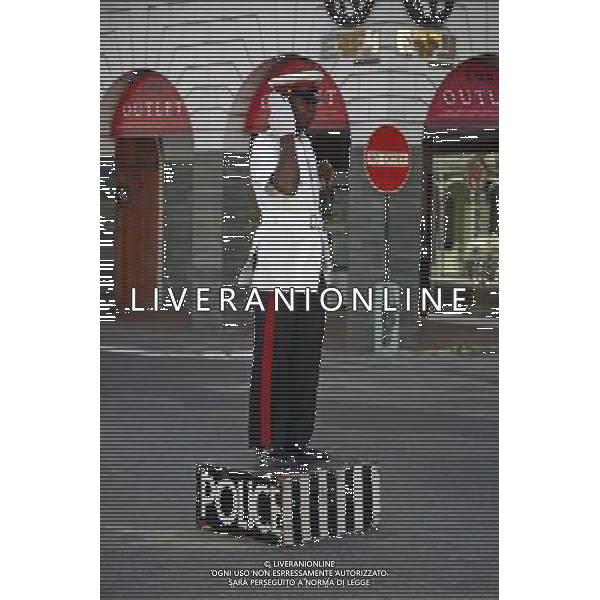 Traffic Policeman in Nassau, New Providence Island, Bahamas