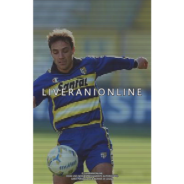 Parma Calcio 2003/04 Coppa Italia 2003/04 ( ottavi ) Parma - Venezia 0-1 del 17/12/2003 nella foto: Emanuele Filippini foto Recalcati Danilo/Ag Aldo Liverani