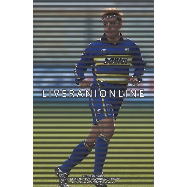 Parma Calcio 2003/04 Coppa Italia 2003/04 ( ottavi ) Parma - Venezia 0-1 del 17/12/2003 nella foto: Emanuele Filippini foto Recalcati Danilo/Ag Aldo Liverani