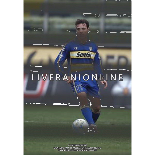 Parma Calcio 2003/04 Coppa Italia 2003/04 ( ottavi ) Parma - Venezia 0-1 del 17/12/2003 nella foto: Emanuele Filippini foto Recalcati Danilo/Ag Aldo Liverani