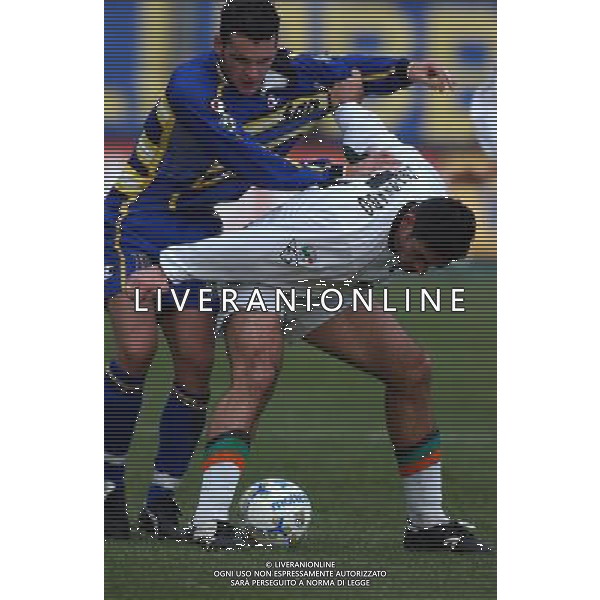 Venezia Calcio 2003/04 Coppa Italia Tim 2003/04 ( ottavi ) Parma - Venezia 0 - 1 17/12/2003 nella foto: Maldonado / Grieco foto Recalcati Danilo/Ag Aldo Liverani 