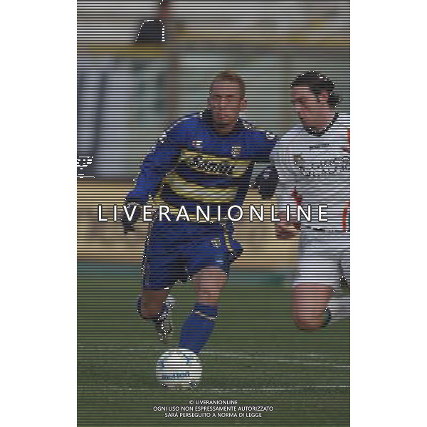 Parma Calcio 2003/04 Coppa Italia 2003/04 ( ottavi ) Parma - Venezia 0-1 del 17/12/2003 nella foto: Hidetoshi Nakata foto Recalcati Danilo/Ag Aldo Liverani