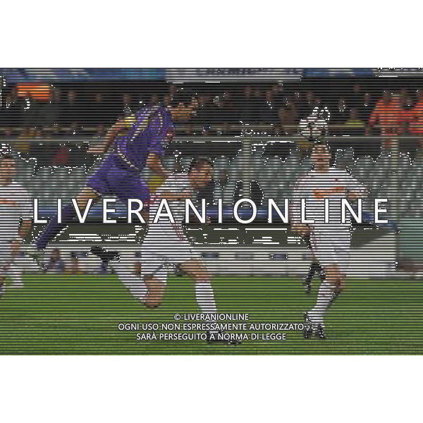 Champions League 2009/2010 Gruppo E Firenze - 04.11.2009 ACF Fiorentina-Debrecen VSC Nella Foto:DARIO DAINELLI OCCASIONE /Ph.Vitez-Ag. Aldo Liverani