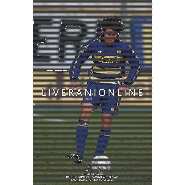 Parma Calcio 2003/04 Coppa Italia 2003/04 ( ottavi ) Parma - Venezia 0-1 del 17/12/2003 nella foto: Oyola Gaston Gabriel foto Recalcati Danilo/Ag Aldo Liverani