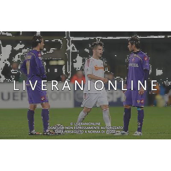 Champions League 2009/2010 Gruppo E Firenze - 04.11.2009 ACF Fiorentina-Debrecen VSC Nella Foto:RUDOLF FRA MUTU E GILARDINO DOPO IL SUO GOL /Ph.Vitez-Ag. Aldo Liverani