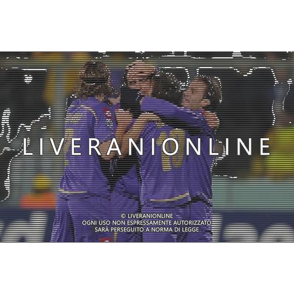 Champions League 2009/2010 Gruppo E Firenze - 04.11.2009 ACF Fiorentina-Debrecen VSC Nella Foto: DARIO DAINELLI ESULTANZA DOPO IL GOL /Ph.Vitez-Ag. Aldo Liverani