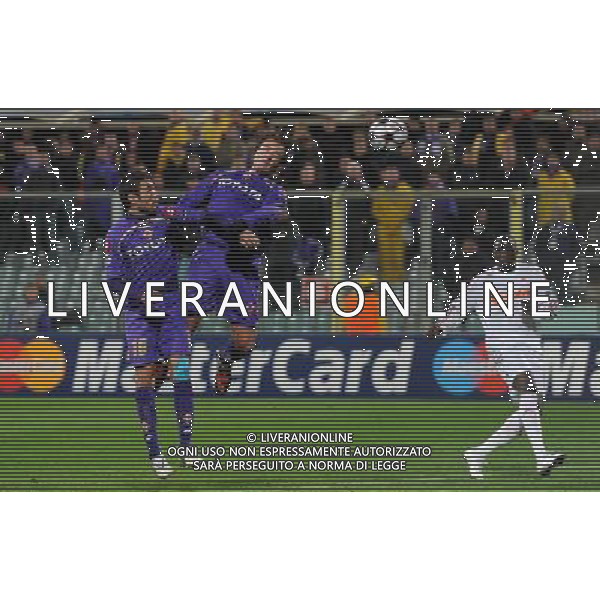 Champions League 2009/2010 Gruppo E Firenze - 04.11.2009 ACF Fiorentina-Debrecen VSC Nella Foto: IL GOL DI ALBERTO GILARDINO /Ph.Vitez-Ag. Aldo Liverani