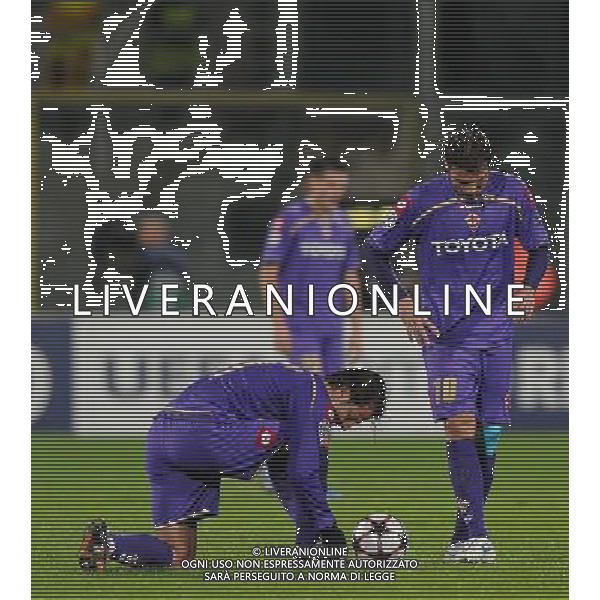 Champions League 2009/2010 Gruppo E Firenze - 04.11.2009 ACF Fiorentina-Debrecen VSC Nella Foto:GILARDINO ALBERTO-MUTU ADRIAN /Ph.Vitez-Ag. Aldo Liverani