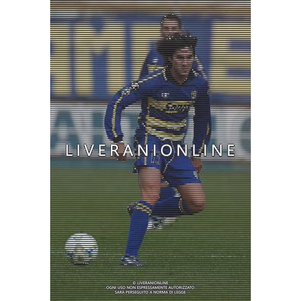 Parma Calcio 2003/04 Coppa Italia 2003/04 ( ottavi ) Parma - Venezia 0-1 del 17/12/2003 nella foto: Oyola Gaston Gabriel foto Recalcati Danilo/Ag Aldo Liverani