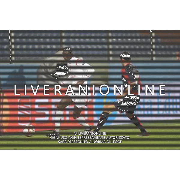 Genoa - Lille Europa League 2009/2010 5-11-2009 Genova Nella foto: aubemaiang e raffaele palladino ©Alessandro Falzone/Agenzia Aldo Liverani Sas 