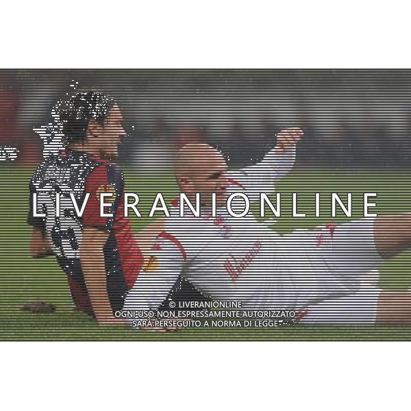 Genoa - Lille Europa League 2009/2010 5-11-2009 Genova Nella foto: biava e VITTEK ©Alessandro Falzone/Agenzia Aldo Liverani Sas 