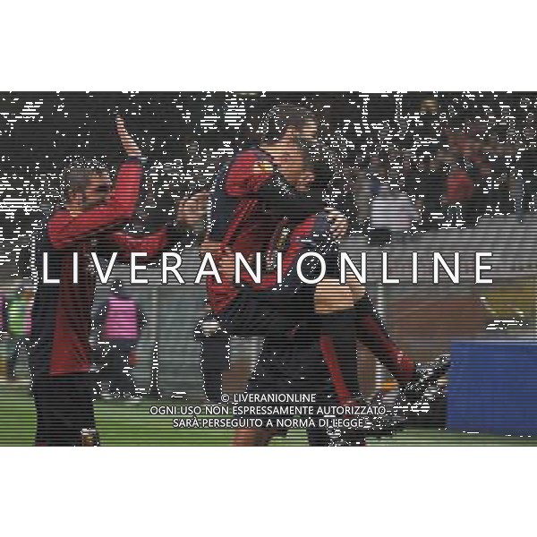Genoa Lille Europa League 2009/2010 5-11-2009 Genova Nella foto: esultanza dopo il gol di hernan crespo ©falzone/Agenzia Aldo Liverani Sas 