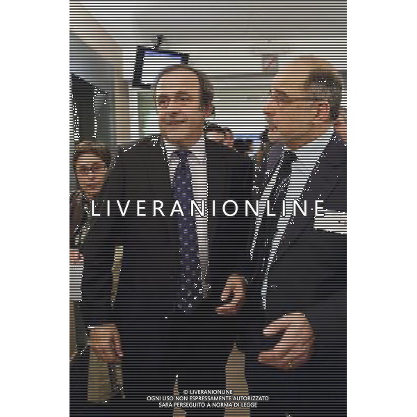 UEFA soccer organization, President Michel Platini after meeting with European parliament President , Polish, Jerzy Buzek (not in the picture) at EU Parliament in Brussels, Belgium on 2009-11-05 Michel Platini, the head of the Union of European Football Associations, is pleading with European officials for an American-style system that restricts spending to a percentage of every soccer teams revenues. © by Wiktor Dabkowski /Agenzia Aldo Liverani Sas - ITALY ONLY -
