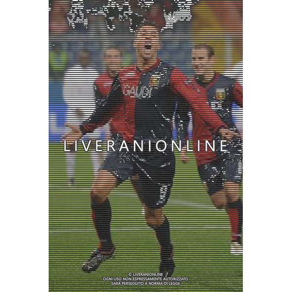 Genoa - Lille Uefa Europa League 2009/2010 5-11-2009 Genova Nella foto: Esultanza dopo il gol di Hernan Crespo ©Alessandro Falzone/Agenzia Aldo Liverani Sas