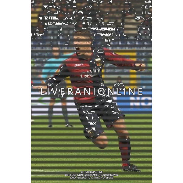 Genoa - Lille Uefa Europa League 2009/2010 5-11-2009 Genova Nella foto: Esultanza di Hernan Crespo dopo il gol ©Alessandro Falzone/Agenzia Aldo Liverani Sas