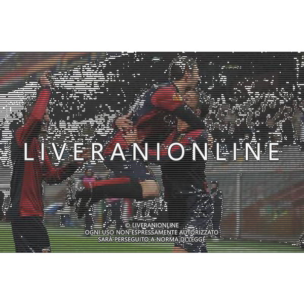 Genoa - Lille Uefa Europa League 2009/2010 5-11-2009 Genova Nella foto: Esultanza di Hernan Crespo dopo il gol ©Alessandro Falzone/Agenzia Aldo Liverani Sas
