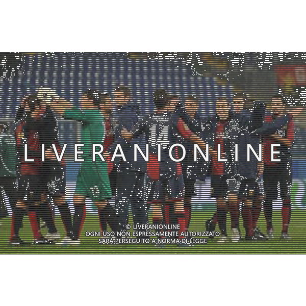Genoa - Lille Uefa Europa League 2009/2010 5-11-2009 Genova Nella foto: Esultanza del genoa a fine gara ©Alessandro Falzone/Agenzia Aldo Liverani Sas