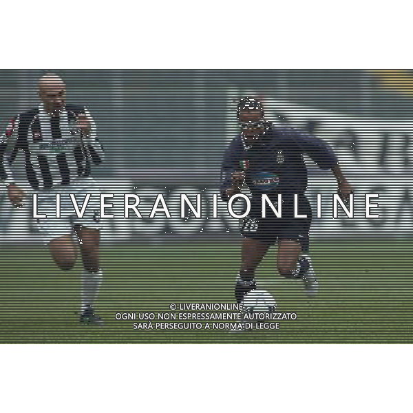 JUVENTUS - SIENA 18/12/2003 COPPA ITALIA TIM CUP NELLA FOTO : STEFANO ARGILLI E EDGAR DAVIDS* FOTO: FILIPPO VENEZIA / AG : ALDO LIVERANI