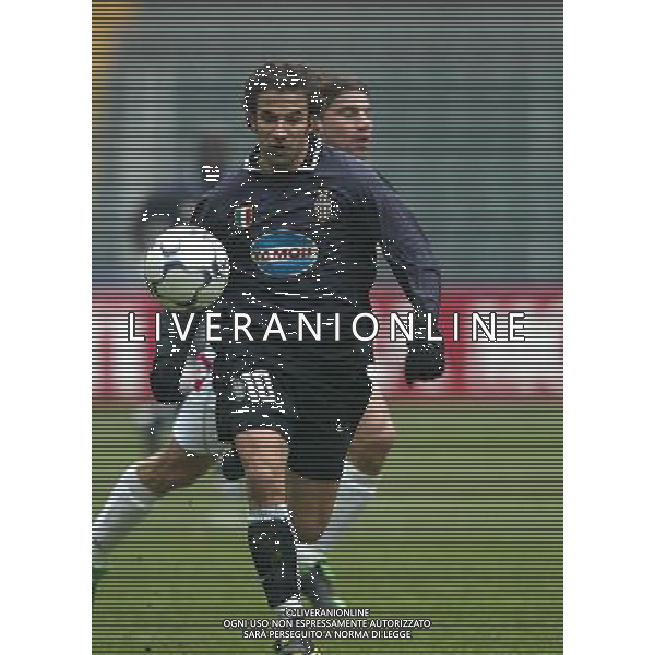 JUVENTUS - SIENA 18/12/2003 COPPA ITALIA TIM CUP NELLA FOTO : ALESSANDRO DEL PIERO* FOTO: FILIPPO VENEZIA / AG : ALDO LIVERANI