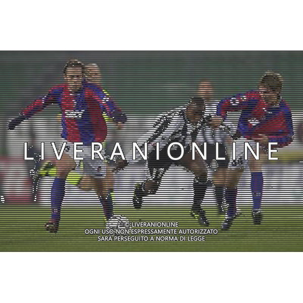 udine 18/12/2003 coppa italia TIM udinese-bologna nella foto dalla bona-nomvete-loviso foto aldo liverani/ag aldo liverani