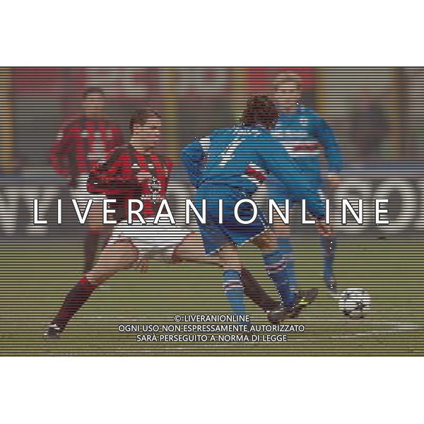 MILANO 18/12/03 COPPA ITALIA - MILAN SAMPDORIA NELLA FOTO: REDONDO - VOLPI att.vassallo