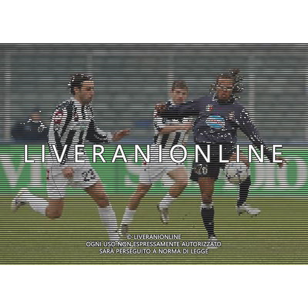 torino 18/12/2003 coppa italia ottavi ritorno juventus - siena nella foto davids edgar ag aldo liverani/venezia