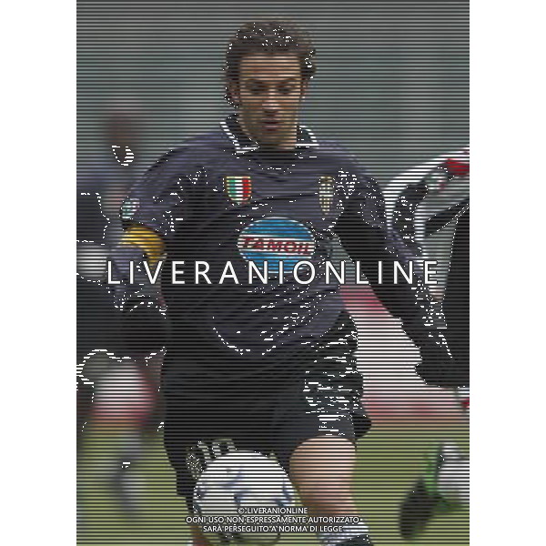 torino 18/12/2003 coppa italia ottavi ritorno juventus - siena nella foto del piero alessandro ag aldo liverani/venezia