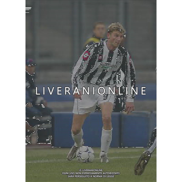 torino 18/12/2003 coppa italia ottavi ritorno juventus - siena nella foto flo tore andre\' ag aldo liverani/venezia