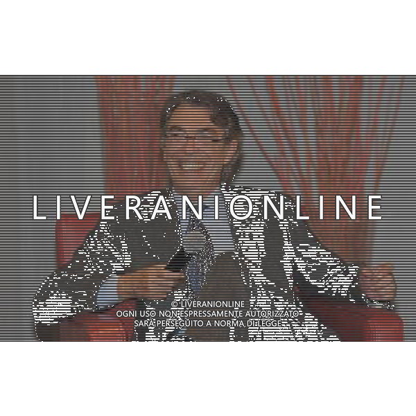 MILANO 11/11/2009 MONDADORI MULTICENTER VIA MARGHERA, 28 PRESENTAZIONE DEL LIBRO DI MARIO SCONCERTI: \'STORIA DELLE IDEE DEL CALCIO\' NELLA FOTO MASSIMO MORATTI FOTO ROMANO/AG ALDO LIVERANI