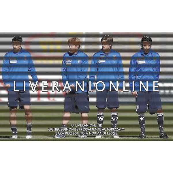 Raduno Nazionale Italiana L\'Aquila (AQ) - 12.11.2009 Allenamento Nella Foto:MAGGIO-BIONDINI-GALLOPPA-CASSANI /Ph.Vitez-Ag. Aldo Liverani